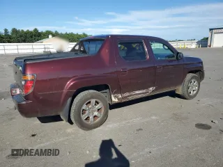 2008 Honda Ridgeline RTX with VIN 2HJYK16368H539455, listed as a Copart auction lot 68570054 with 205,547 mi miles and Salvage Title. Bid and sale history available at carsss.com. Image 3.