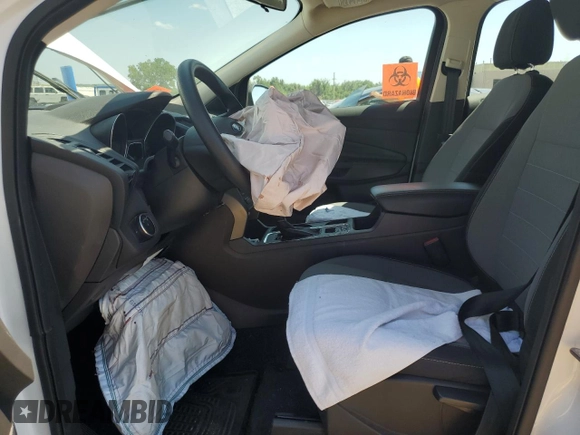2017 Ford Escape S with VIN 1FMCU0F76HUB29267, listed as a Copart auction lot 65776434 with Not provided miles and Salvage title. Bid and sale history available at DreamBid. Image 7.