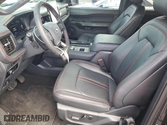 2024 Ford Expedition Max Limited с VIN 1FMJK1K81REA79570, выставлен на аукционе Copart как лот 57052925 с пробегом 11 381 миль миль и Списание • Salvage title. История ставок и продаж доступна на DreamBid. Изображение 7.