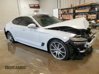 2022 Genesis G70 2.0T with VIN KMTG34TA2NU088116, listed as a Copart auction lot 78257514 with 83,335 mi miles and Clean Title. Bid and sale history available at carsss.com. Image 4.