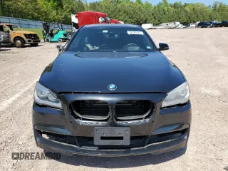 2013 BMW 7 Series 750Li xDrive with VIN WBAYF8C53DDE59271, listed as a Copart auction lot 50420424 with 79,534 mi miles and Salvage Title. Bid and sale history available at carsss.com. Image 5.