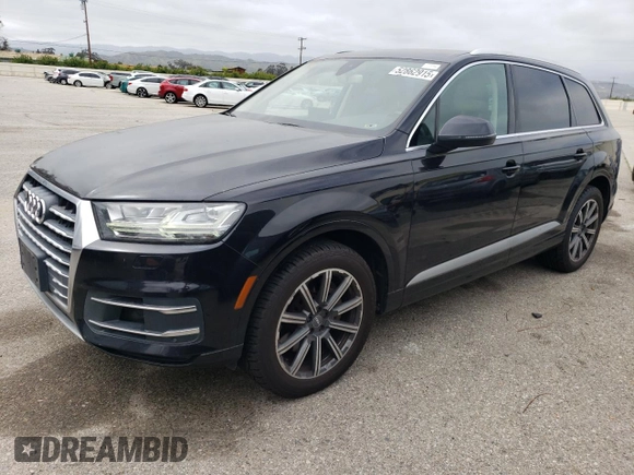 2017 Audi Q7 Premium Plus with VIN WA1LAAF7XHD018234, listed as a Copart auction lot 52862915 with 128,713 mi miles and Clean Title. Bid and sale history available at DreamBid. Image 1.