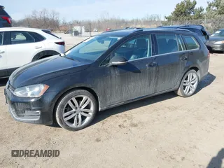 2017 Volkswagen Golf SportWagen S with VIN 3VWC17AU4HM503041, listed as a IAAI auction lot 41559689 with 51,985 mi miles. Bid and sale history available at carsss.com. Image 2.
