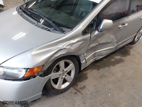 2008 Honda Civic Sdn EX with VIN 1HGFA168X8L019001, listed as a IAAI auction lot 41895346 with 146,089 mi miles. Bid and sale history available at carsss.com. Image 6.
