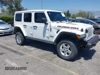 2018 Jeep Wrangler Unlimited Rubicon с VIN 1C4HJXFN8JW215023, выставлен на аукционе IAAI как лот 42227099 с пробегом 62 195 миль миль и . История ставок и продаж доступна на DreamBid. Изображение 1.