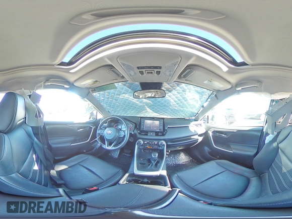 2022 Toyota RAV4 XLE Premium with VIN 2T3C1RFV1NC204487, listed as a Copart auction lot 86900914 with 32,679 mi miles and Salvage title. Bid and sale history available at DreamBid. Image 14.