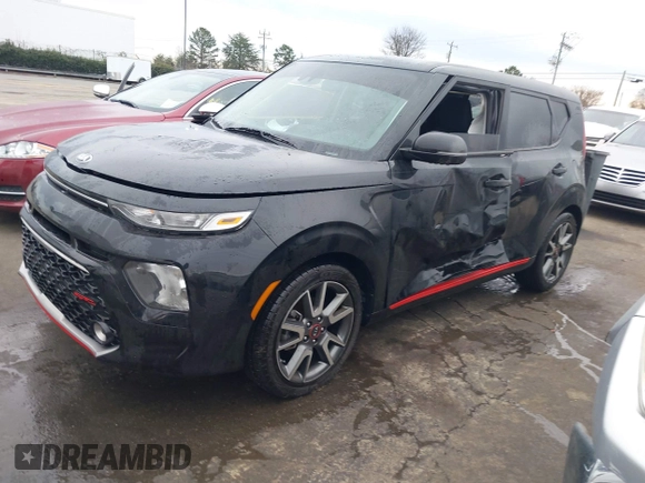 2021 Kia Soul GT-Line with VIN KNDJ63AU5M7126972, listed as a IAAI auction lot 41276835 with 22,195 mi miles and . Bid and sale history available at DreamBid. Image 19.