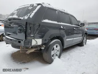 2007 Jeep Grand Cherokee Limited with VIN 1J8HR58N77C643999, listed as a Copart auction lot 43902995 with 156,840 mi miles and Salvage Title. Bid and sale history available at carsss.com. Image 3.