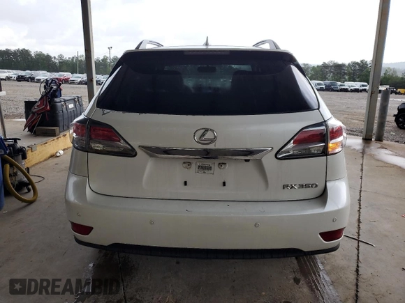 2015 Lexus RX 350 with VIN 2T2ZK1BA9FC161275, listed as a Copart auction lot 54072215 with 109,314 mi miles and Salvage Title. Bid and sale history available at carsss.com. Image 6.