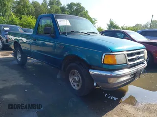 1997 Ford Ranger XLT with VIN 1FTCR10A5VUD51052, listed as a IAAI auction lot 42166349 with 150,218 mi miles and . Bid and sale history available at DreamBid. Image 1.