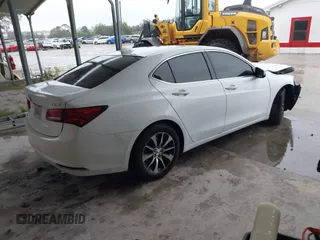 2015 Acura TLX with VIN 19UUB1F38FA017524, listed as a IAAI auction lot 41655481 with Not Provided miles and . Bid and sale history available at DreamBid. Image 4.