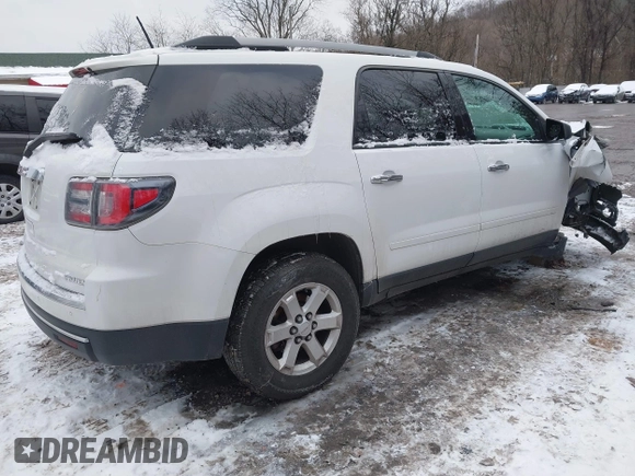 2016 GMC Acadia SLE with VIN 1GKKVPKD5GJ278775, listed as a IAAI auction lot 41277678 with 107,754 mi miles and . Bid and sale history available at DreamBid. Image 4.