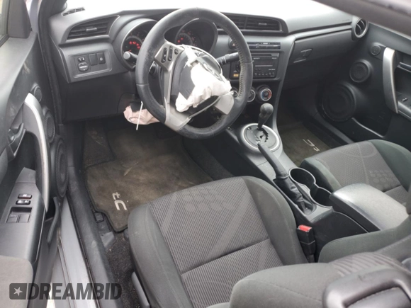 2012 Scion tC with VIN JTKJF5C77C3026437, listed as a Copart auction lot 45484865 with 215,709 mi miles and Salvage Title. Bid and sale history available at carsss.com. Image 8.