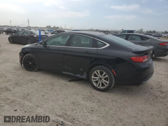 2015 Chrysler 200 Limited with VIN 1C3CCCABXFN746865, listed as a Copart auction lot 53064035 with 210,918 mi miles and Salvage Title. Bid and sale history available at DreamBid. Image 2.