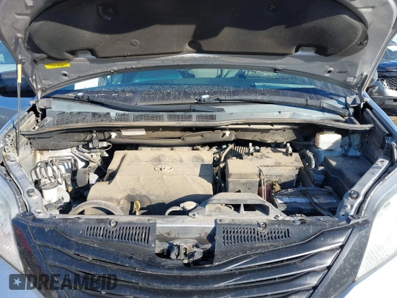2013 Toyota Sienna L with VIN 5TDZK3DC8DS399346, listed as a IAAI auction lot 41312294 with 160,332 mi miles and . Bid and sale history available at DreamBid. Image 10.