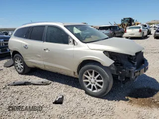 2015 Buick Enclave Leather with VIN 5GAKVBKD0FJ389250, listed as a Copart auction lot 57344554 with 115,076 mi miles and Salvage Title. Bid and sale history available at carsss.com. Image 4.
