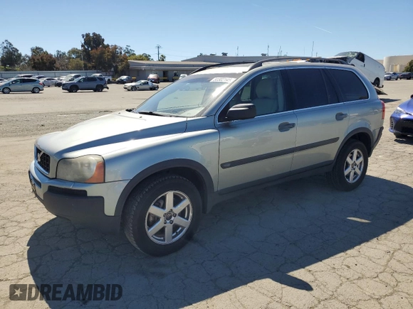 2004 Volvo XC90 with VIN YV1CM59HX41131454, listed as a Copart auction lot 50302145 with 222,813 mi miles and Salvage Title. Bid and sale history available at carsss.com. Image 1.