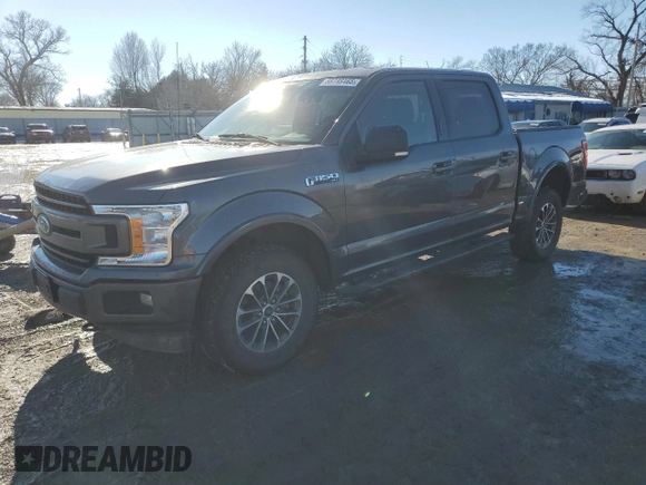 2018 Ford F-150 XL with VIN 1FTEW1EP3JFB40624, listed as a Copart auction lot 88748165 with 101,674 mi miles and Salvage title. Bid and sale history available at DreamBid. Image 1.