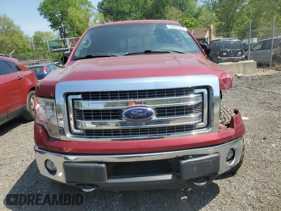 2013 Ford F-150 XL with VIN 1FTFW1EFXDFA97254, listed as a Copart auction lot 55405145 with 195,681 mi miles and Salvage Title. Bid and sale history available at carsss.com. Image 5.
