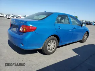 2009 Toyota Corolla with VIN JTDBL40E29J013147, listed as a Copart auction lot 55049735 with 165,830 mi miles and Clean Title. Bid and sale history available at carsss.com. Image 3.