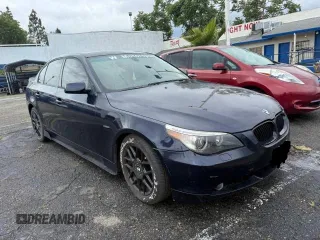 2006 BMW 5 Series 530i with VIN WBANE73586CM37059, listed as a Copart auction lot 54978135 with 133,255 mi miles and Clean Title. Bid and sale history available at carsss.com. Image 1.
