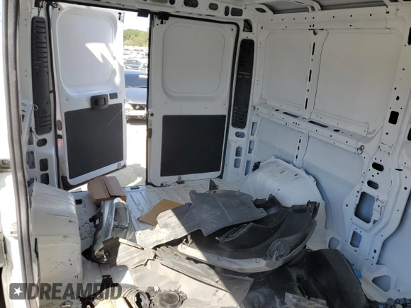 2023 Ram ProMaster Cargo with VIN 3C6LRVAG7PE583784, listed as a Copart auction lot 73926394 with 33,434 mi miles and Salvage Title. Bid and sale history available at DreamBid. Image 10.