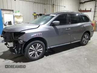 2018 Nissan Pathfinder SL with VIN 5N1DR2MM7JC621098, listed as a Copart auction lot 51783805 with 158,846 mi miles and Salvage Title. Bid and sale history available at carsss.com. Image 1.