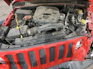 2020 Jeep Wrangler Unlimited Sport S with VIN 1C4HJXDN2LW279810, listed as a Copart auction lot 78827454 with 106,667 mi miles and Salvage title. Bid and sale history available at DreamBid. Image 12.