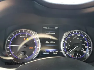 2015 Infiniti Q50 Premium with VIN JN1BV7AR6FM415389, listed as a Copart auction lot 61653845 with 124,141 mi miles and Salvage title. Bid and sale history available at DreamBid. Image 9.