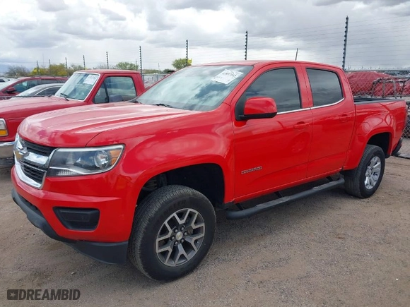 2020 Chevrolet Colorado 2WD LT with VIN 1GCGSCEA9L1205567, listed as a IAAI auction lot 41897045 with 52,142 mi miles. Bid and sale history available at carsss.com. Image 2.