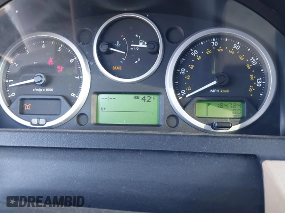 2007 Land Rover LR3 SE with VIN SALAE25427A431062, listed as a IAAI auction lot 41681245 with 184,724 mi miles and . Bid and sale history available at DreamBid. Image 7.