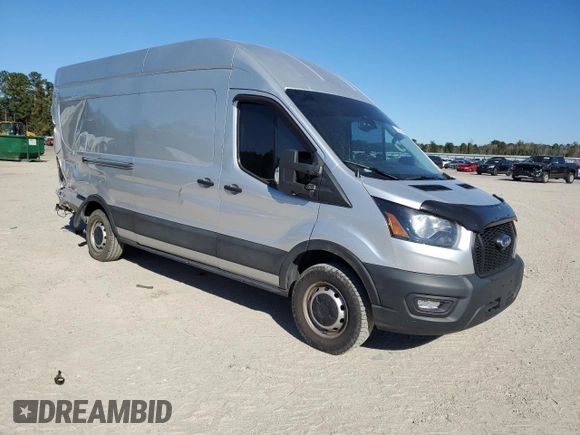 2021 Ford Transit Cargo with VIN 1FTBW3X86MKA61335, listed as a Copart auction lot 75558524 with 133,015 mi miles and Salvage Title. Bid and sale history available at carsss.com. Image 4.