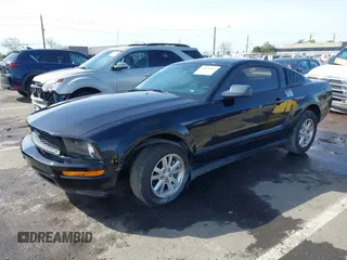 2008 Ford Mustang Deluxe with VIN 1ZVHT80N085138945, listed as a IAAI auction lot 41820988 with 127,880 mi miles. Bid and sale history available at carsss.com. Image 2.