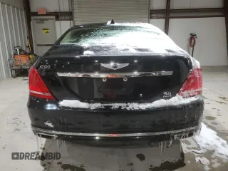 2017 Genesis G90 5.0L Ultimate with VIN KMHG54JH2HU024053, listed as a Copart auction lot 84533734 with 89,935 mi miles and Salvage Title. Bid and sale history available at carsss.com. Image 6.