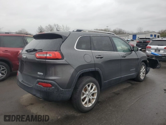 2015 Jeep Cherokee Latitude with VIN 1C4PJLCB9FW560566, listed as a Copart auction lot 51741275 with Not Provided miles and Salvage Title. Bid and sale history available at DreamBid. Image 3.