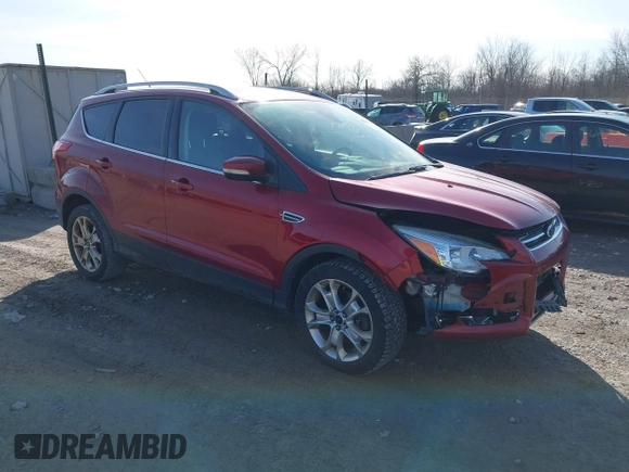 2015 Ford Escape Titanium z VIN 1FMCU9J9XFUC75357, wystawiony jako IAAI lot #41705474 z przebiegiem 198 381 mil mil oraz . Historia ofert i sprzedaży dostępna na DreamBid. Obrazek 1.
