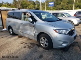2016 Nissan Quest SV with VIN JN8AE2KP3G9151730, listed as a Copart auction lot 70134294 with 104,358 mi miles and Salvage Title. Bid and sale history available at carsss.com. Image 4.