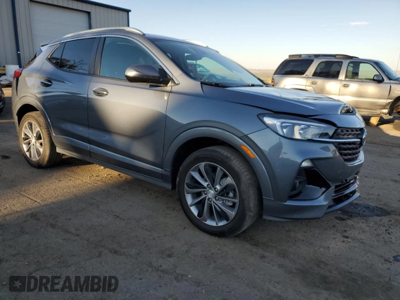2022 Buick Encore GX Select with VIN KL4MMESL2NB116235, listed as a Copart auction lot 75438574 with 22,253 mi miles and Salvage title. Bid and sale history available at DreamBid. Image 4.