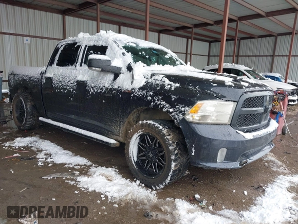 2019 Ram 1500 Classic Lone Star with VIN 1C6RR6LT7KS539154, listed as a IAAI auction lot 41299856 with 104,351 mi miles. Bid and sale history available at carsss.com. Image 1.