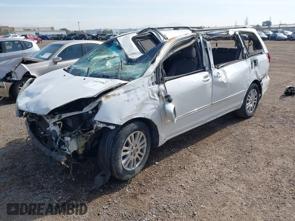 2008 Toyota Sienna XLE with VIN 5TDZK22C48S149718, listed as a IAAI auction lot 41473363 with 1 mi miles. Bid and sale history available at carsss.com. Image 2.
