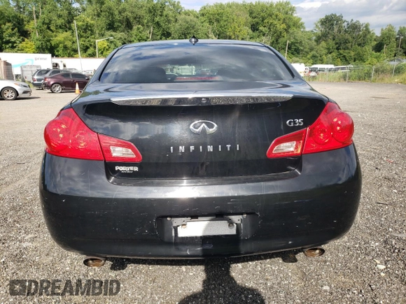 2008 Infiniti G35 with VIN JNKBV61E18M218314, listed as a Copart auction lot 67214644 with 158,144 mi miles and Salvage Title. Bid and sale history available at DreamBid. Image 6.
