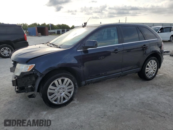 2010 Ford Edge Limited with VIN 2FMDK3KC4ABA45569, listed as a Copart auction lot 49705195 with 92,917 mi miles and Salvage Title. Bid and sale history available at carsss.com. Image 1.