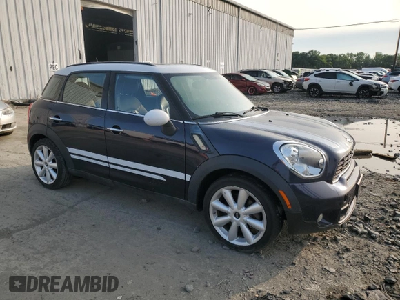 2013 MINI Countryman S z VIN WMWZC3C54DWP24085, wystawiony jako Copart lot #59185075 z przebiegiem 110 708 mil mil oraz Szkoda całkowita • Salvage title. Historia ofert i sprzedaży dostępna na DreamBid. Obrazek 4.