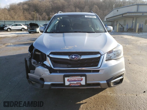 2018 Subaru Forester Limited with VIN JF2SJAJC1JH508597, listed as a Copart auction lot 72943982 with 69,291 mi miles. Bid and sale history available at carsss.com. Image 5.