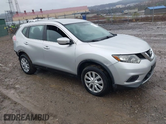 2014 Nissan Rogue SV with VIN 5N1AT2MV5EC776722, listed as a IAAI auction lot 42005088 with 107,723 mi miles. Bid and sale history available at carsss.com. Image 1.