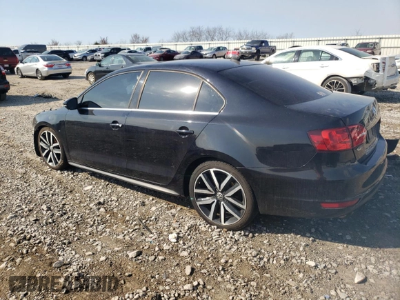 2012 Volkswagen Jetta GLI Autobahn with VIN 3VW4A7AJ3CM401328, listed as a Copart auction lot 48635245 with Not provided miles and Salvage title. Bid and sale history available at DreamBid. Image 2.