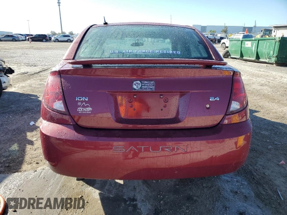 2006 Saturn ION with VIN 1G8AL55BX6Z124116, listed as a Copart auction lot 84898884 with 115,778 mi miles and Non Repairable. Bid and sale history available at DreamBid. Image 6.