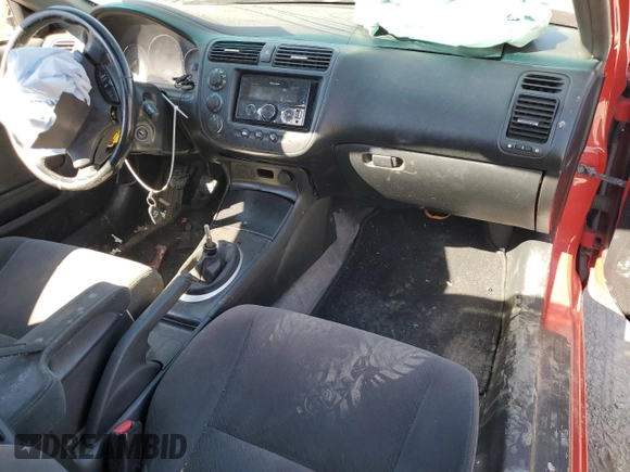 2005 Honda Civic EX with VIN 1HGEM21965L011157, listed as a Copart auction lot 74208794 with 173,555 mi miles and Salvage Title. Bid and sale history available at carsss.com. Image 8.