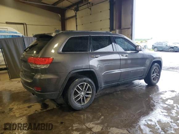 2017 Jeep Grand Cherokee Limited with VIN 1C4RJFBG7HC637284, listed as a Copart auction lot 57667615 with 118,232 mi miles and Salvage title. Bid and sale history available at DreamBid. Image 3.