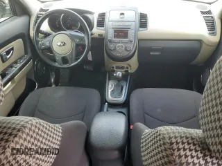2013 Kia Soul + with VIN KNDJT2A64D7537509, listed as a Copart auction lot 52128315 with 113,890 mi miles and Salvage Title. Bid and sale history available at carsss.com. Image 8.